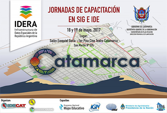 Mailing Jornadas SIG IDE Catamarca